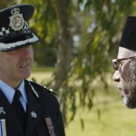 Commander Scott Lee, Melbourne Office Manager,  Australian Federal Police with Sheik Abi Nur Weli